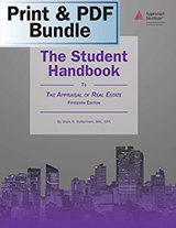 Book Cover for The Student Handbook to The Appraisal of Real Estate, 15th Ed. - Print + PDF Bundle